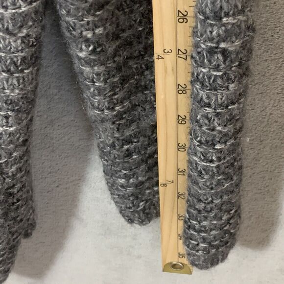 J Jill Pure Jill Chunky Knit Cottagecore Grandpa Cardigan Mohair Wool Cashmere - Picture 6 of 10